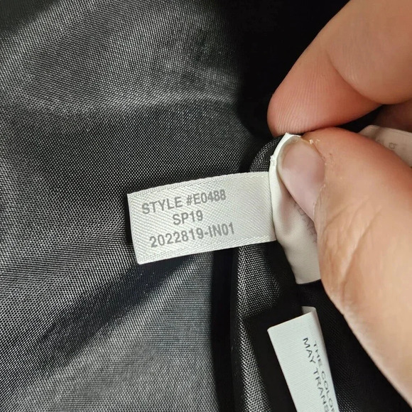 Madewell Washed Leather Jacket‎ Black Moto Biker Size XS - Picture 12 of 16